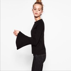 ZARA Flare Sleeve Top